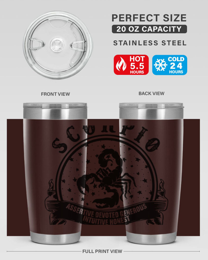 scorpio 29#- zodiac- Tumbler