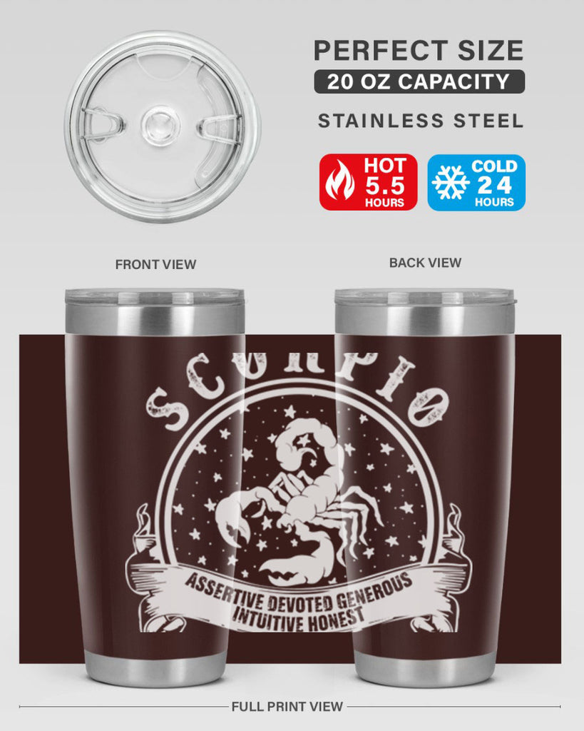 scorpio 30#- zodiac- Tumbler