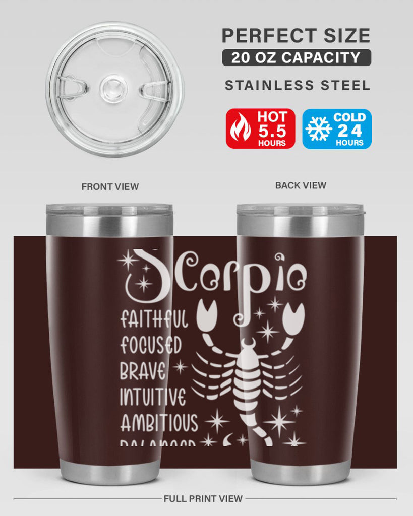 scorpio 435#- zodiac- Tumbler