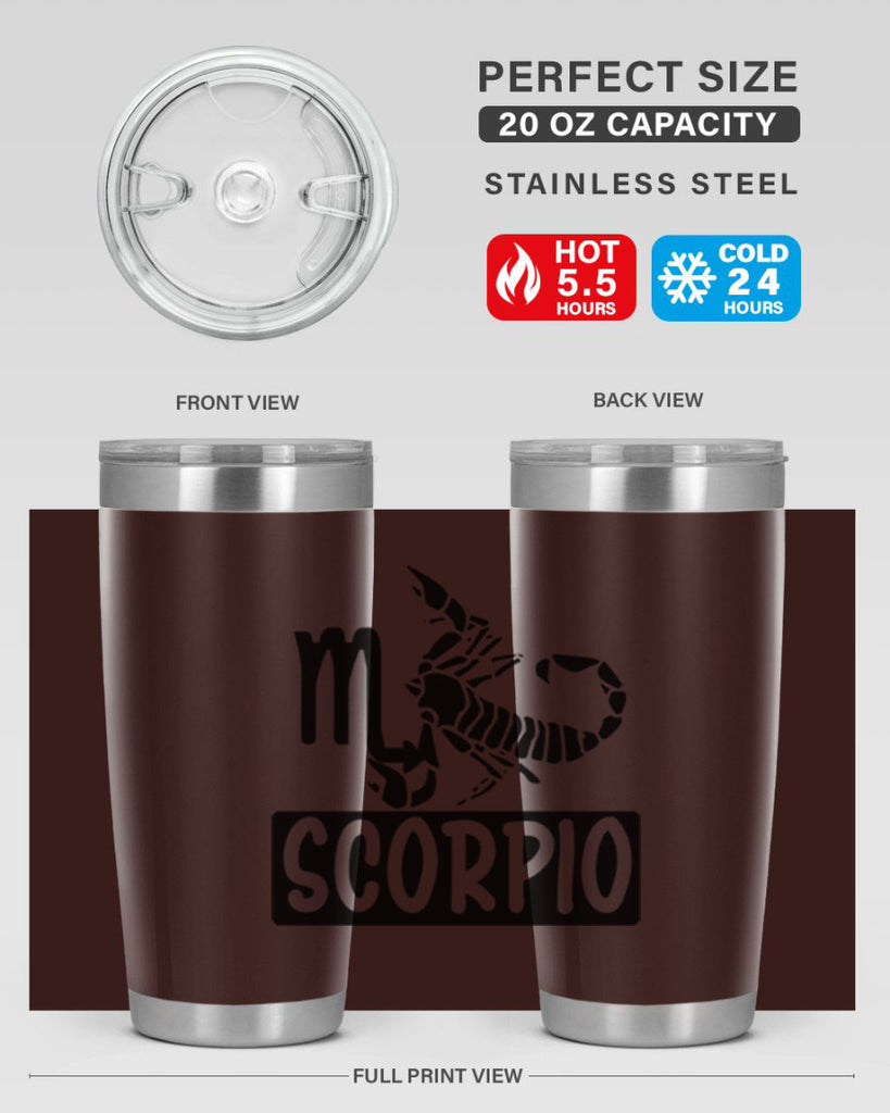 scorpio 440#- zodiac- Tumbler