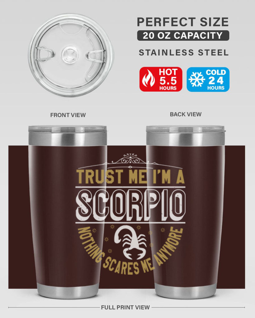 scorpio 458#- zodiac- Tumbler