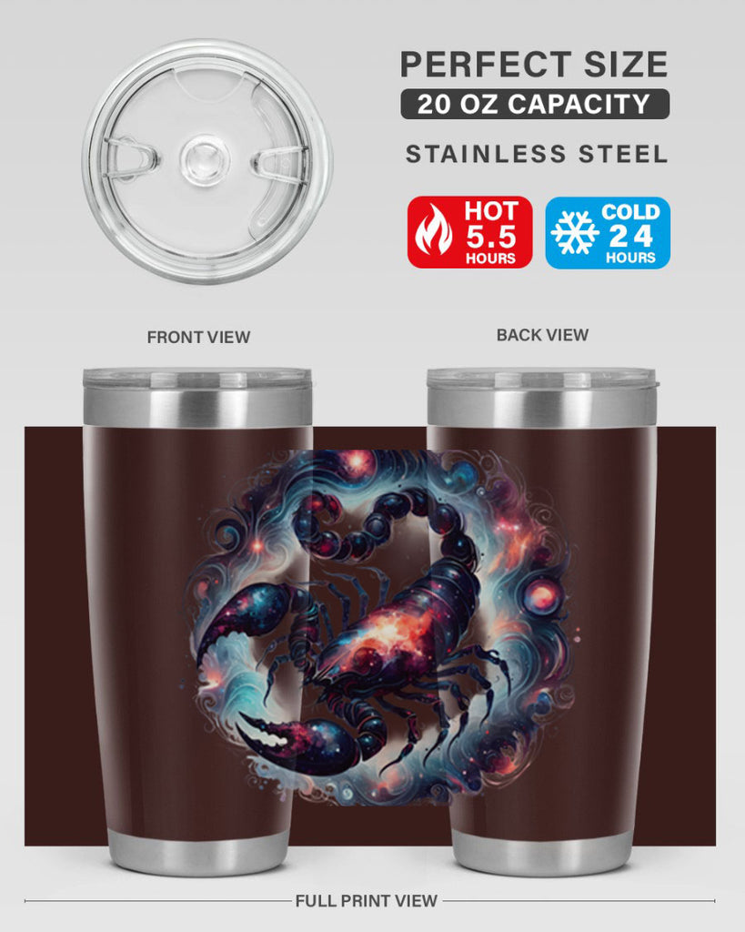 scorpio 462#- zodiac- Tumbler