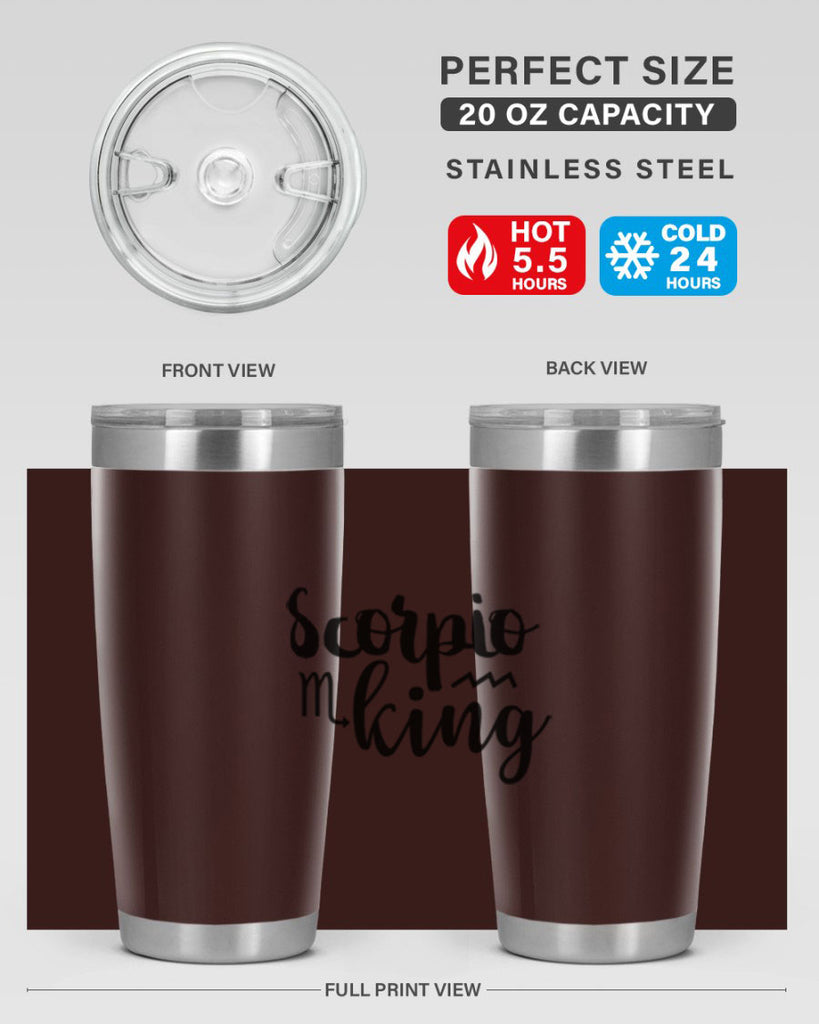 scorpio king 433#- zodiac- Tumbler