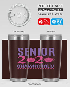 senior quarantined Style 45#- corona virus- Tumbler