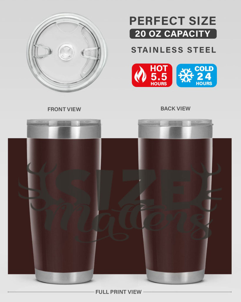 size matters 2#- hunting- Tumbler