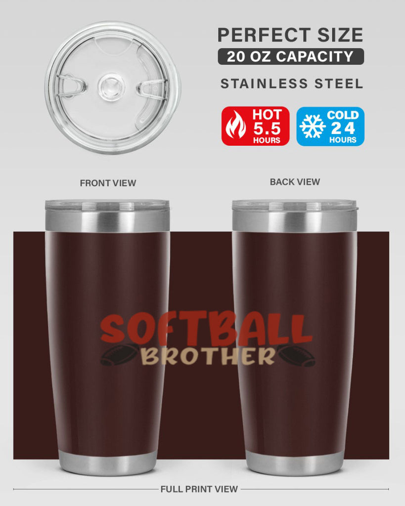 softball brother 2276#- softball- Tumbler