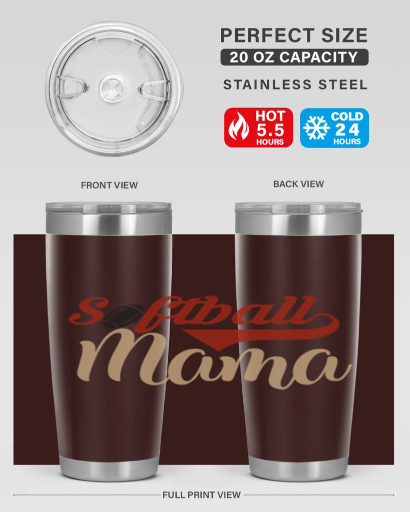 softball mama 2275#- softball- Tumbler