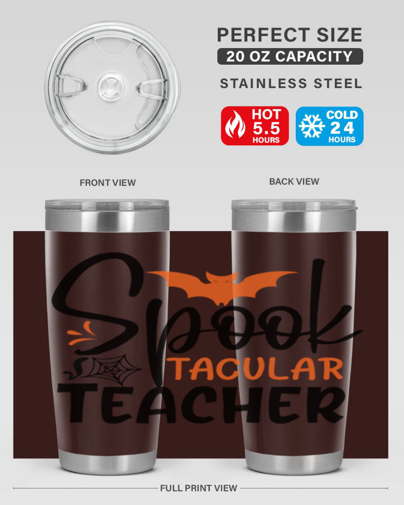 spooktacular teacher 106#- halloween- Tumbler