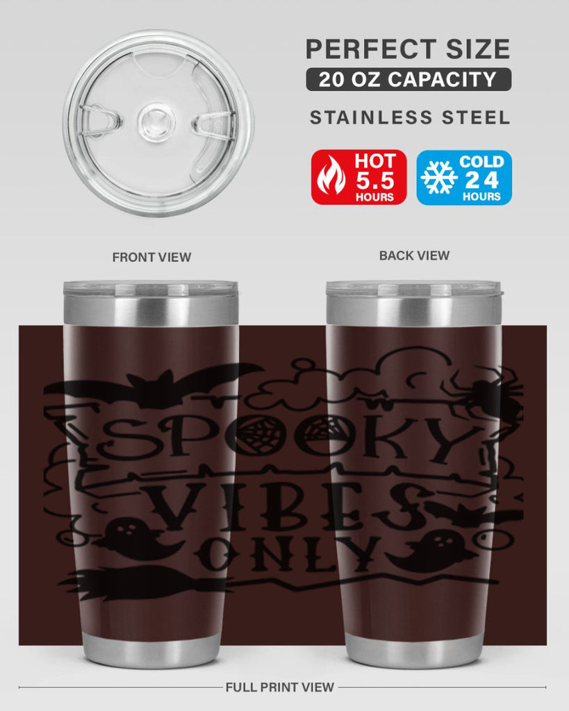 spooky vibes only 21#- halloween- Tumbler