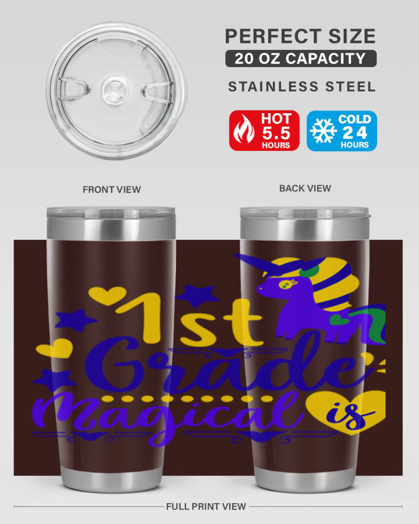 st grade magical 63#- mardi gras- Tumbler