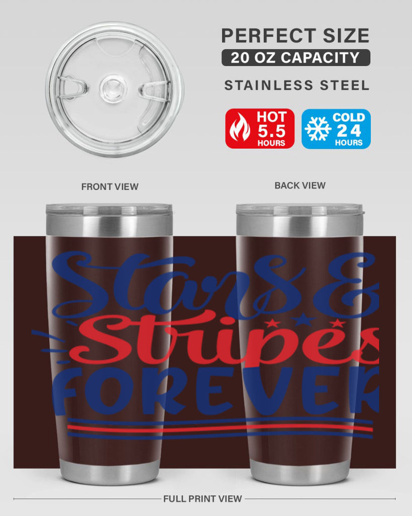 stars stripes forever Style 74#- Fourt Of July- Tumbler