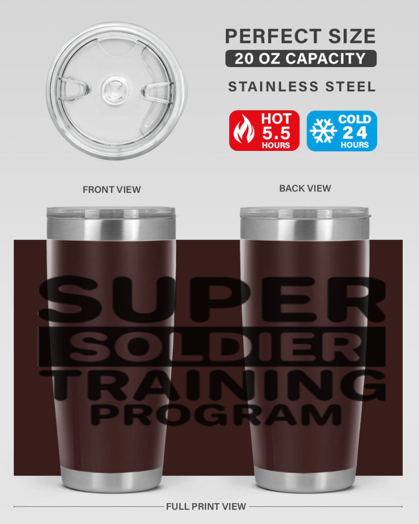 super soldier training program 397#- winter- Tumbler