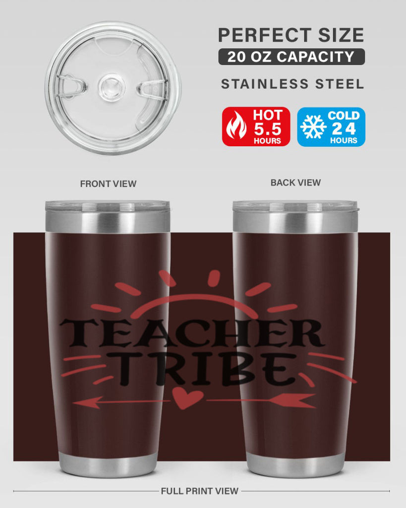 teacher tribe Style 201#- teacher- tumbler