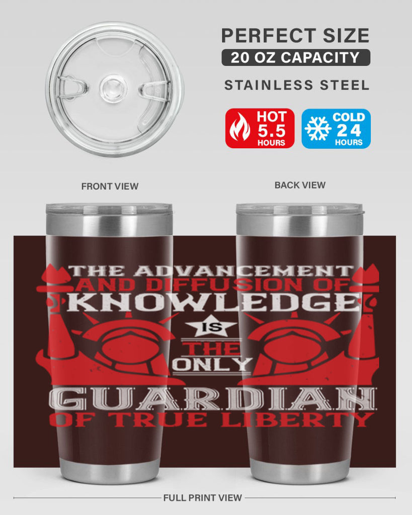 the advencement and diffusion of knowledge Style 190#- Fourt Of July- Tumbler