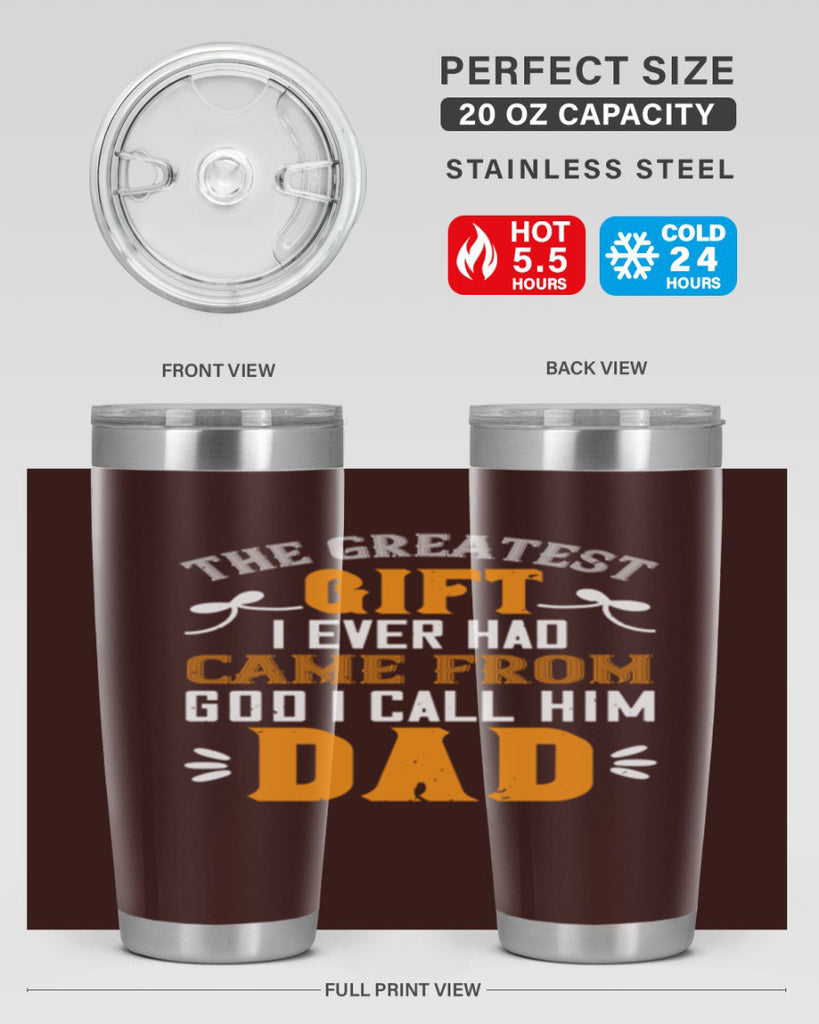 the gratest gift i ever had came from 6#- grandpa - papa- Tumbler