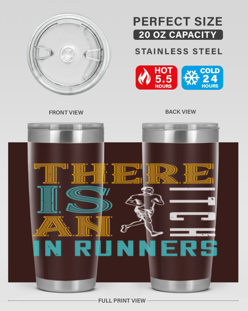 there is an itch in runners 9#- running- Tumbler