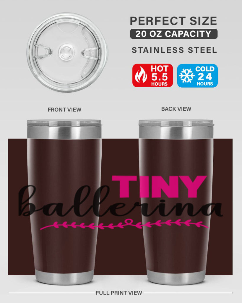 tiny ballerina 87#- ballet- Tumbler