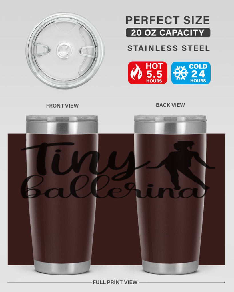 tiny ballerina90#- ballet- Tumbler