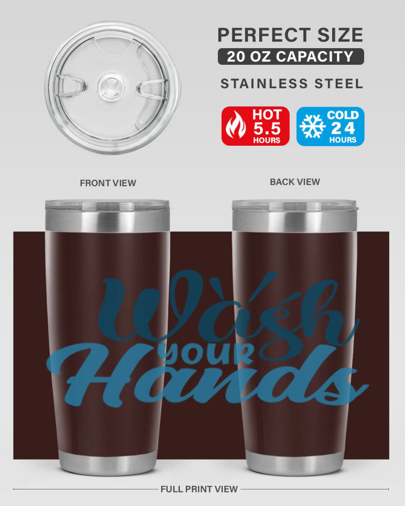 wash your hands 52#- bathroom- Tumbler