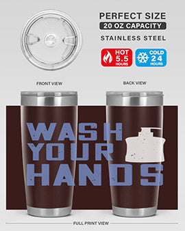 wash your hands Style 13#- corona virus- Tumbler