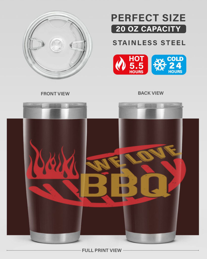 we love bbq 7#- bbq- Tumbler