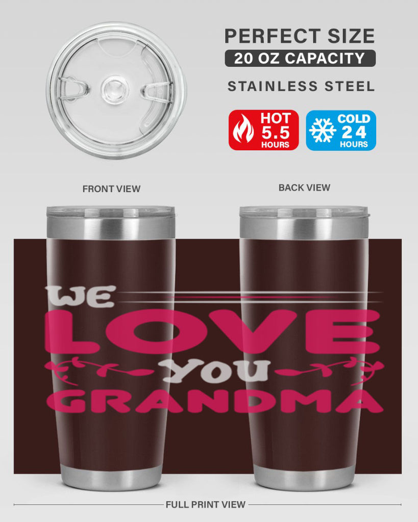 we love you grandma 27#- mom- Tumbler