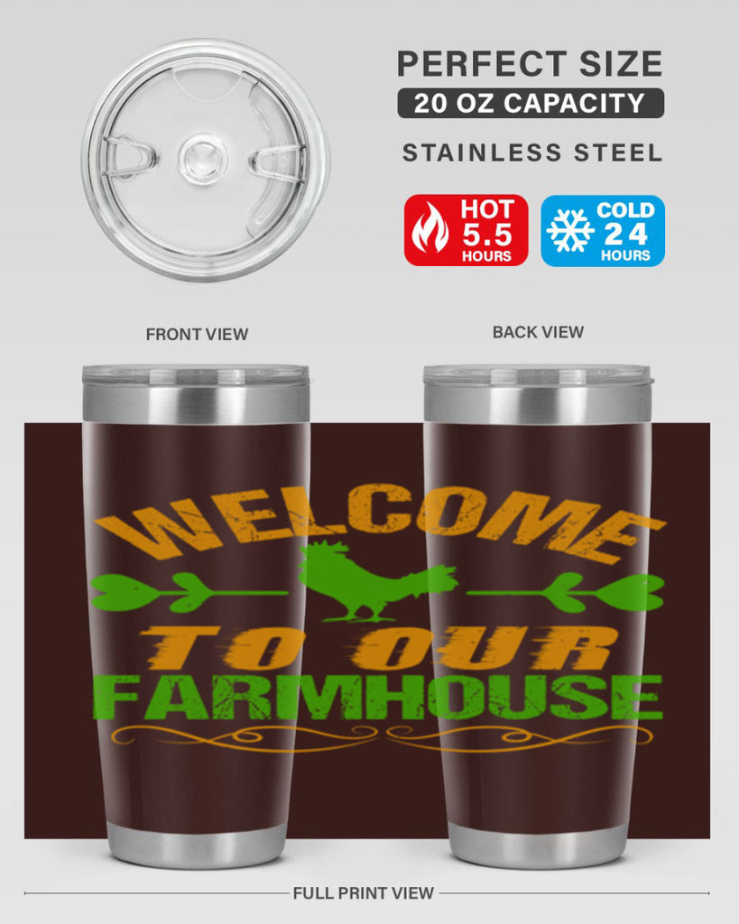 welcome to your farmhouse 28#- farming and gardening- Tumbler