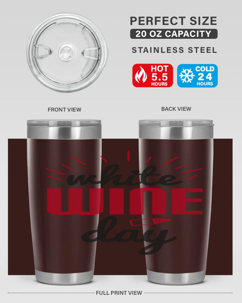 white wine day 111#- wine- Tumbler