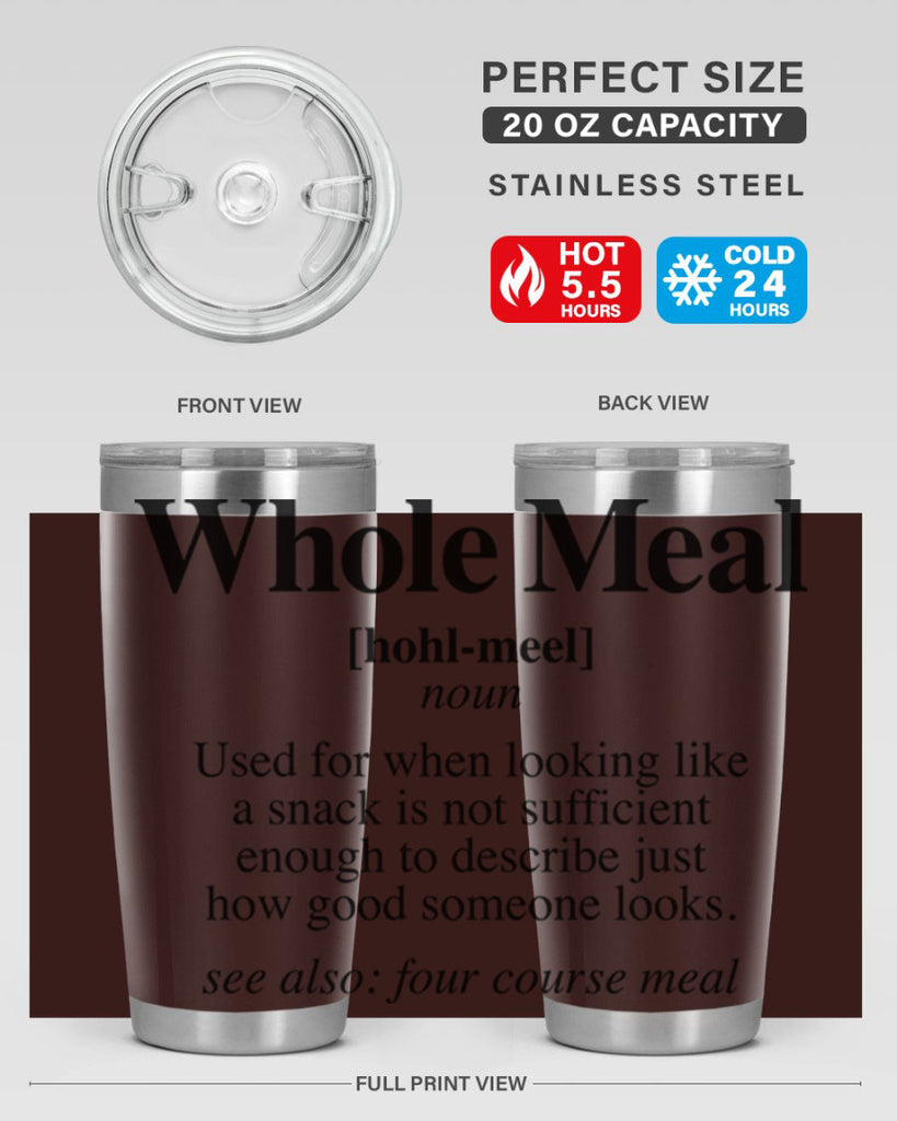 whole meal 10#- black words phrases- Cotton Tank