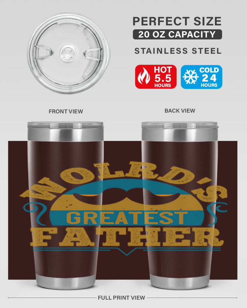 wolrds greatest father 154#- fathers day- Tumbler