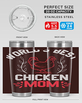 world’s best chicken mom Style 1#- chicken- Tumbler