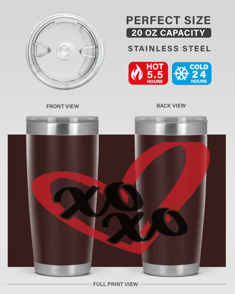 xoxo 11#- valentines day- Tumbler