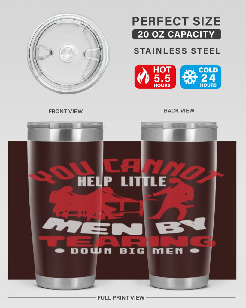 you cannot help little men Style 72#- Fourt Of July- Tumbler