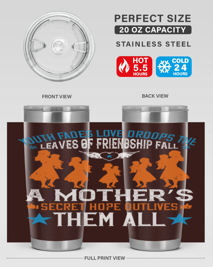 youth fades love droops 9#- mothers day- Tumbler