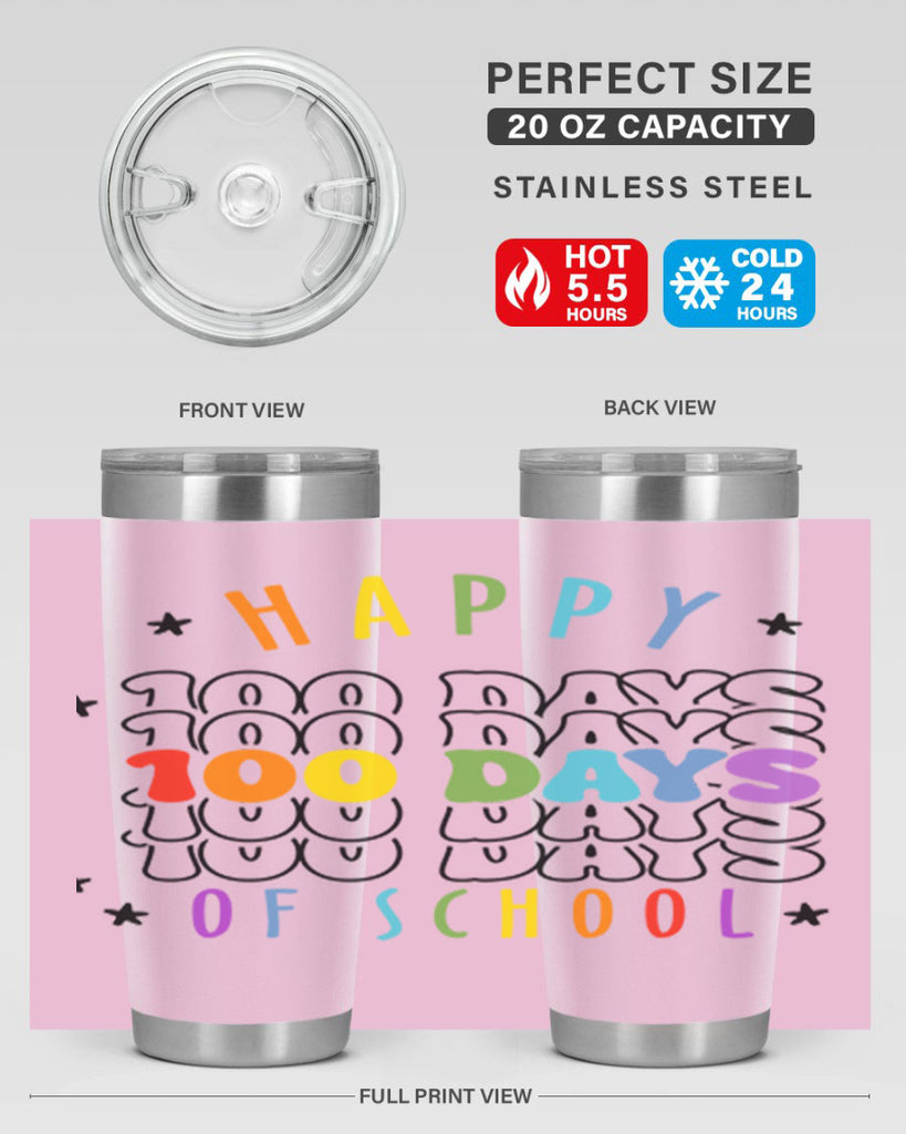 100 days of school Sublimation 33#- 100 days of school- Tumbler