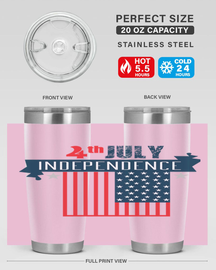 4th July Independent Style 65#- Fourt Of July- Tumbler
