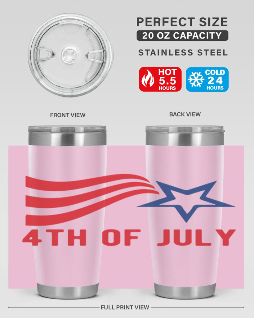 4th of July design Style 66#- Fourt Of July- Tumbler