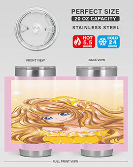 A beautiful and happy princess with gold dress game 131#- anime- Tumbler