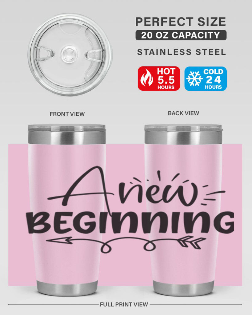 A new beginning 1#- spring- Tumbler
