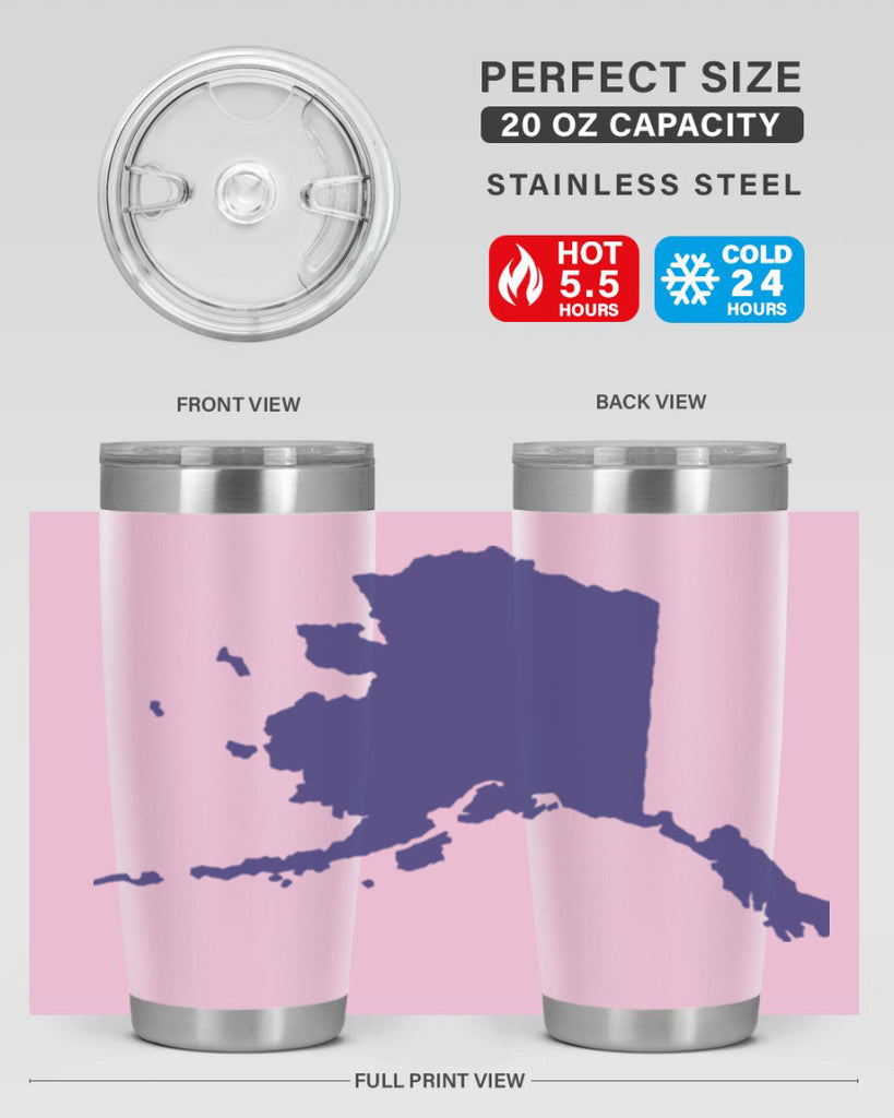 Alaska 49#- stateflags- Tumbler