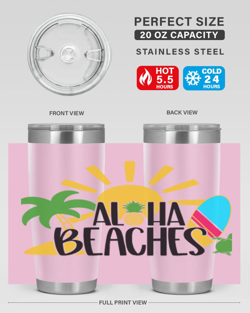 Aloha Beaches Style 55#- summer- Tumbler