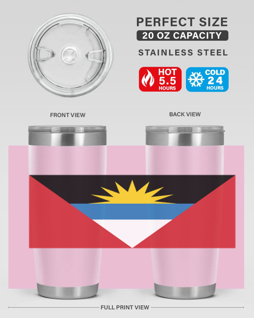 Antigua and Barbuda 192#- world flags- Tumbler