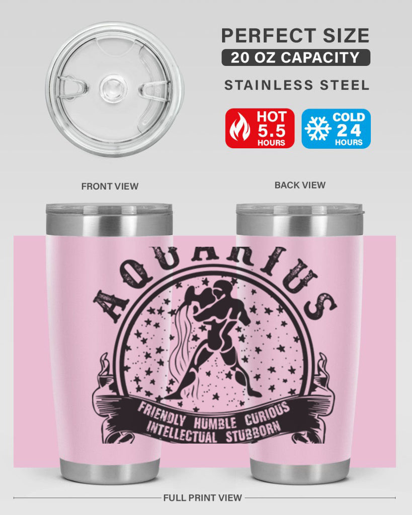 Aquarius 42#- zodiac- Tumbler