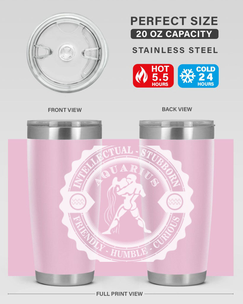 Aquarius 45#- zodiac- Tumbler
