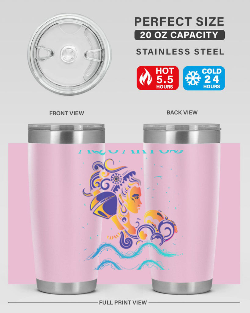 AquariusZodiac 76#- zodiac- Tumbler