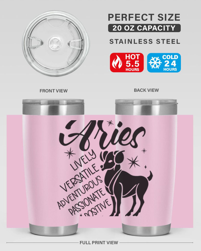 Aries 100#- zodiac- Tumbler