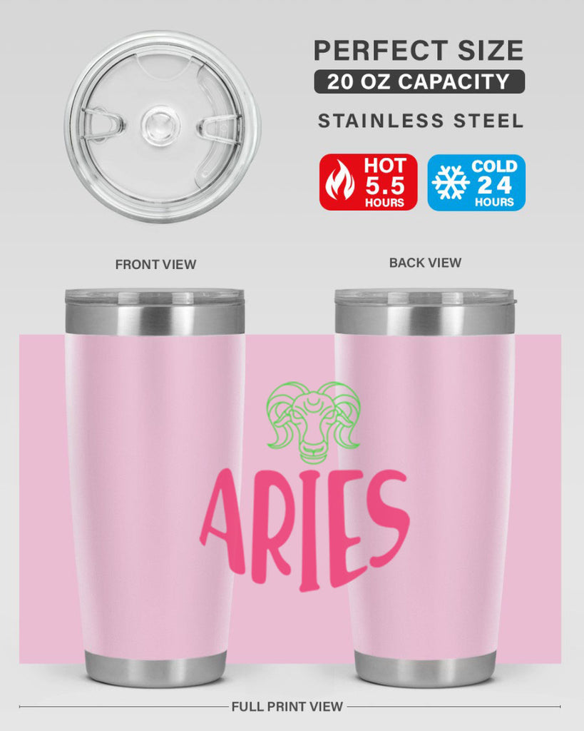 Aries 101#- zodiac- Tumbler