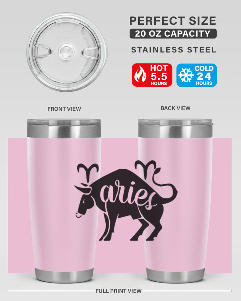 Aries 104#- zodiac- Tumbler