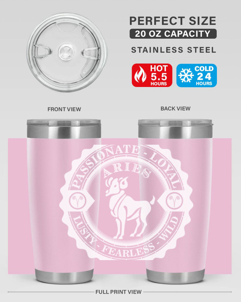 Aries 4#- zodiac- Tumbler
