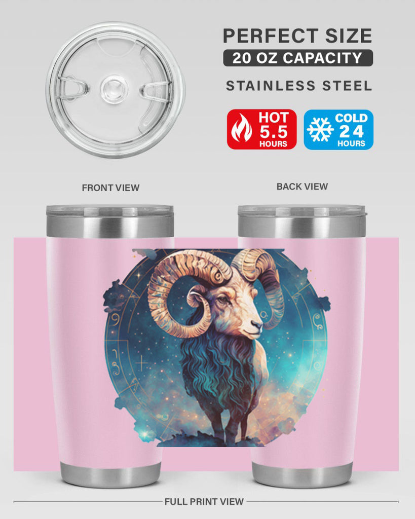 Aries 92#- zodiac- Tumbler